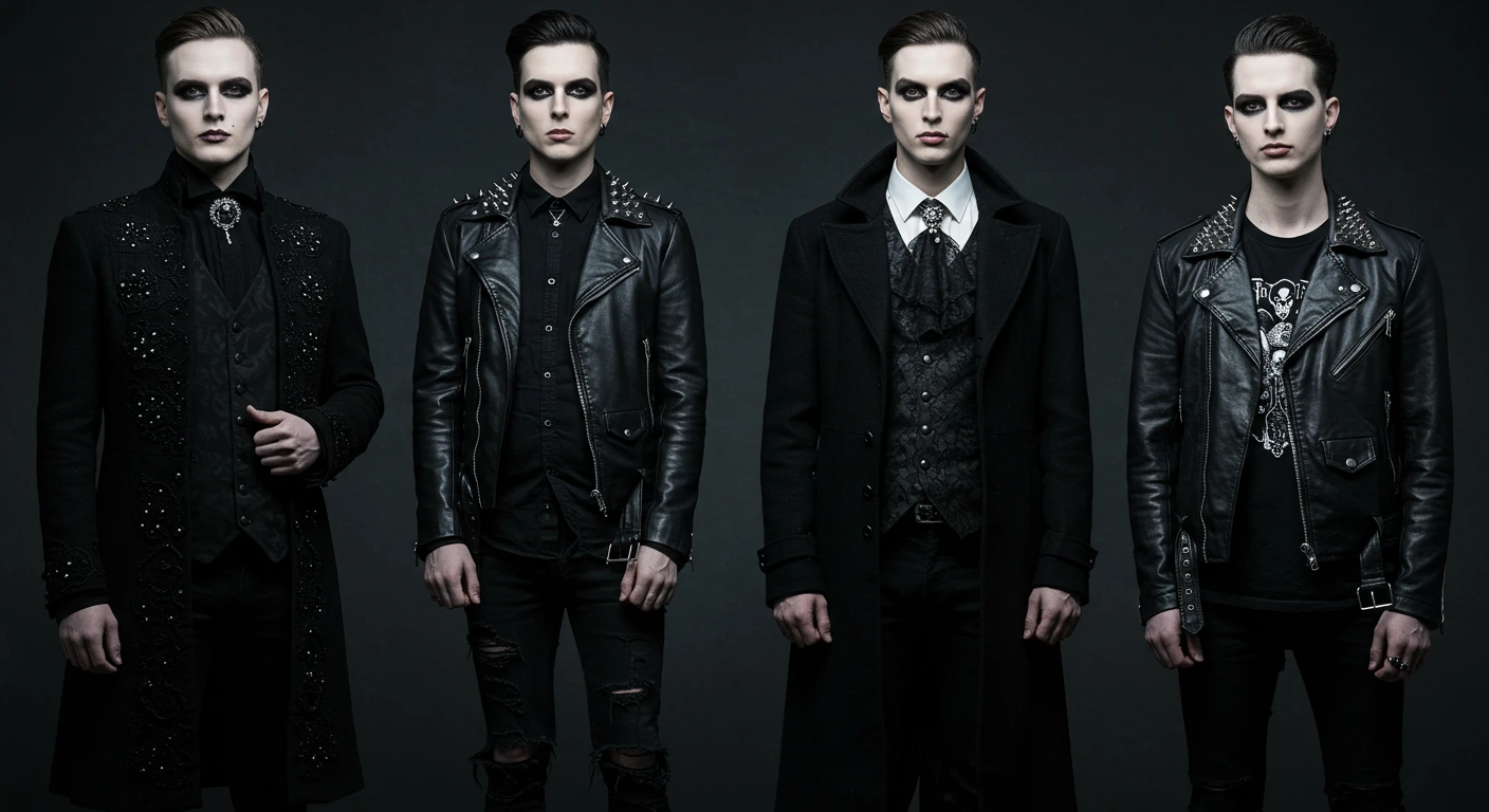 Goth men’s fashion: Complete Style and Wardrobe Guide