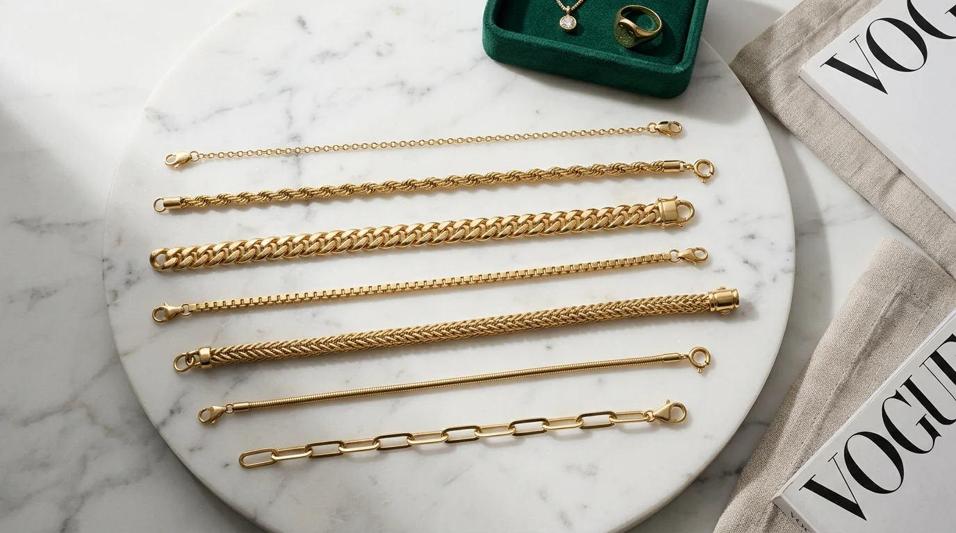 Kinds of chains: 25 necklace styles explained