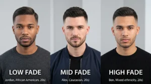 fade haircut for men