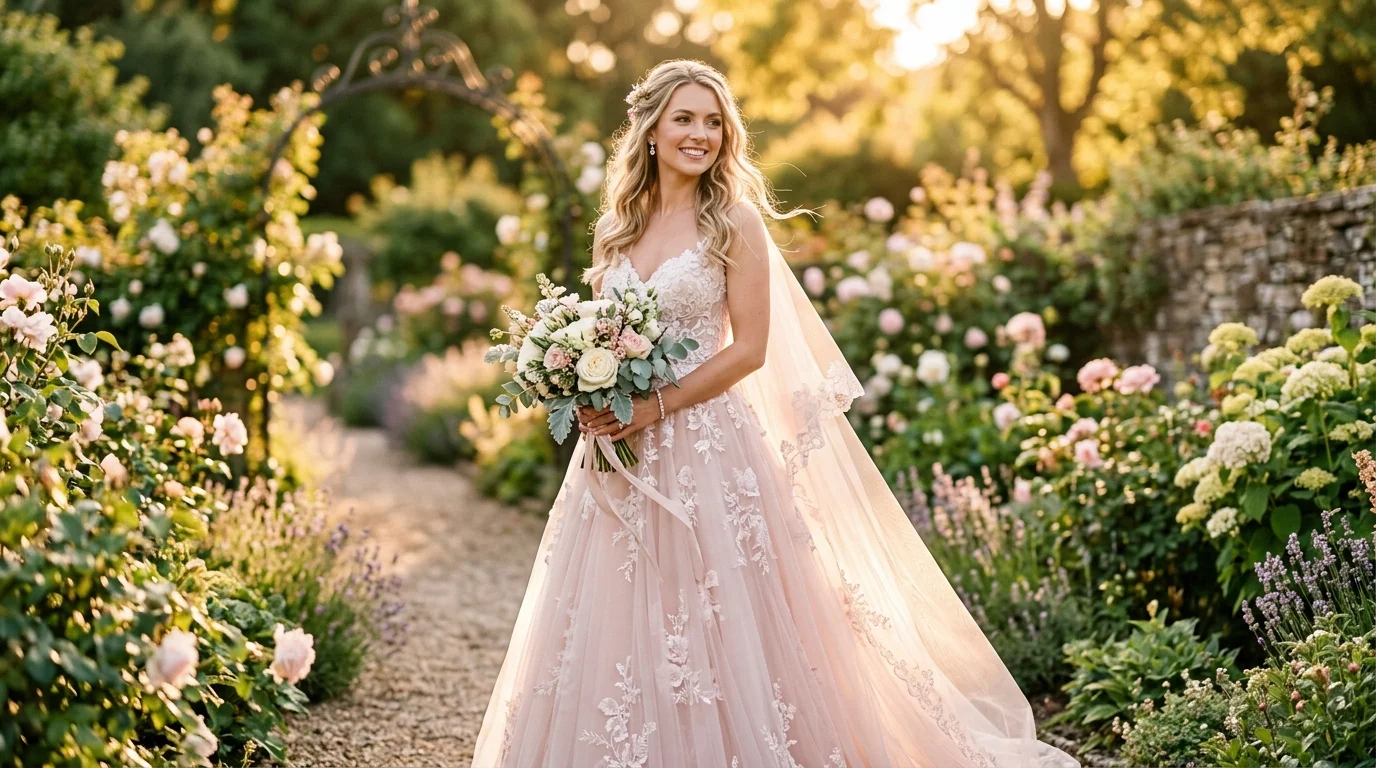 Pink Dress Bride Guide: Shades, Styling & Bridal Tips Pink Dress Bride Guide: Shades, Styling & Bridal Tips